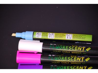 Меловой маркер на водной основе Fluorescent - скошенный край купить в интернет-магазине «Берегиня» Украина