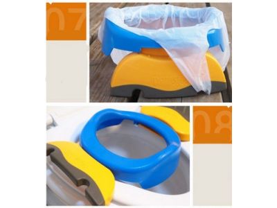 Дорожный горшок пластиковый Potette Plus ОРИГИНАЛ голубой купить в интернет-магазине «Берегиня» Украина