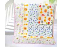Пеленка непромокаемая двухсторонняя бамбук махра и хлоплок трикотаж - Размер 50*70см