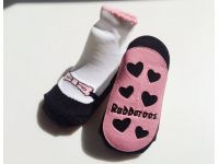 Носочки детские с антискользящей подошвой размер 12мес - черные туфли