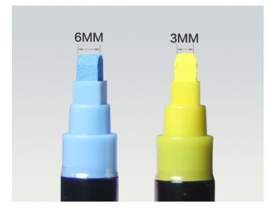 Меловой маркер на водной основе Flash Color 6мм - Набор 8 цветов купить в интернет-магазине «Берегиня» Украина