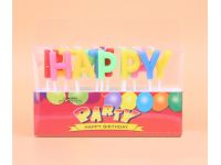 Свічки на торт. Happy Birthday 2