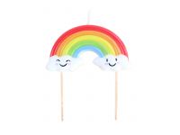 Свічки на торт. Веселка 2