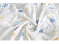 Марлевые муслиновые пеленки 120*120 - Облака купить в интернет-магазине «Берегиня» Украина 2