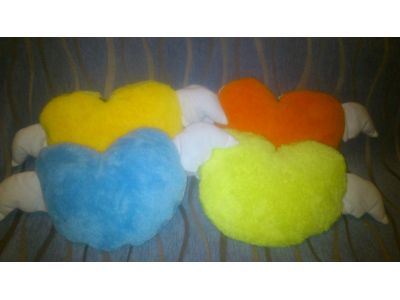 Теплое одеяльце и подушка, 2 в 1 - Сердце купить в интернет-магазине «Берегиня» Украина