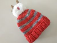 Детская шапка с флисовой...