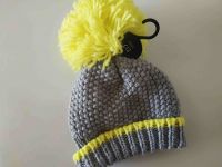 Детская шапка с флисовой...