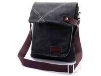 Мужская сумка барсетка из хлопка K009 черная купить в интернет-магазине «Берегиня» Украина