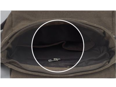 Мужская сумка барсетка из хлопка K014 черная купить в интернет-магазине «Берегиня» Украина