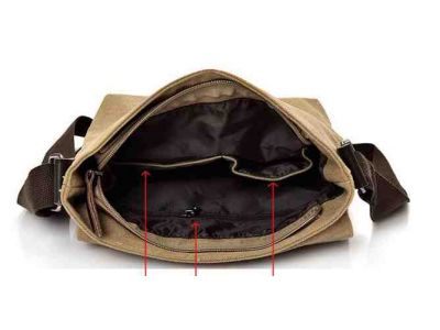 Мужская сумка барсетка из хлопка K015 песочная купить в интернет-магазине «Берегиня» Украина
