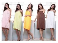 Банное женское полотенце-сарафан из микрофибры на резинке купить в интернет-магазине «Берегиня» Украина 2