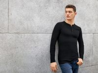 Мужская футболка с длинными... 2