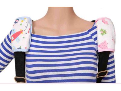 Накладки для сосания на лямки к рюкзака цветные на кнопках - Розовые купить в интернет-магазине «Берегиня» Украина