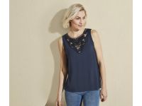 Майка Esmara Кружево Синяя...