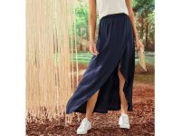 Вискозная юбка с имитацией...