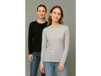 Женские базовые лонгсливы...