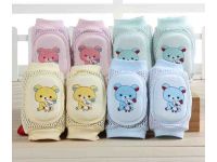 Наколенники с мягкой овальной вставкой Сеточка - Мишка с игрушкой